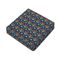 Flower Knitted Pattern Print Outdoor Seat Cushion Cover