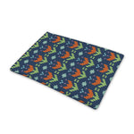 Flower Knitted Pattern Print Pet Cooling Mat Cover