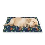 Flower Knitted Pattern Print Pet Cooling Mat Cover