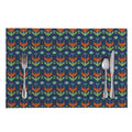 Flower Knitted Pattern Print Placemat