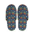 Flower Knitted Pattern Print Slippers