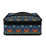 Flower Knitted Pattern Print Small Lunch Bag