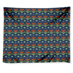 Flower Knitted Pattern Print Tapestry
