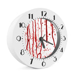 Flowing Red Blood Print Alarm Clock