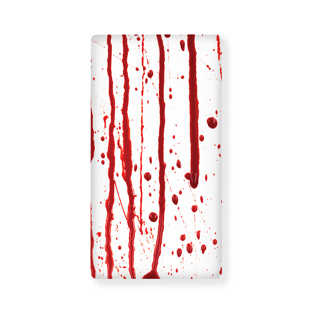 Flowing Red Blood Print Baby Crib Sheet