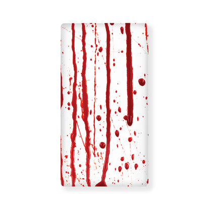 Flowing Red Blood Print Baby Crib Sheet