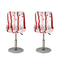 Flowing Red Blood Print Bar Stool Covers