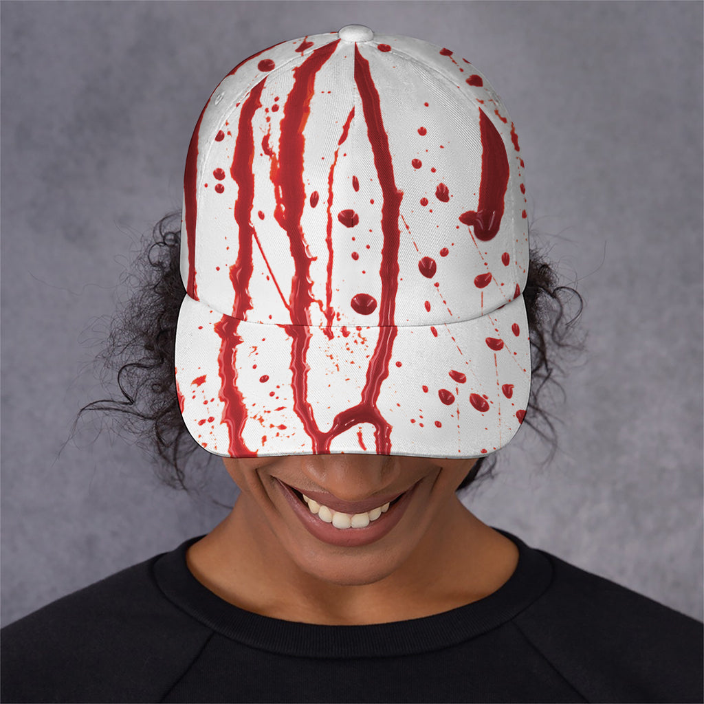 Flowing Red Blood Print Baseball Cap