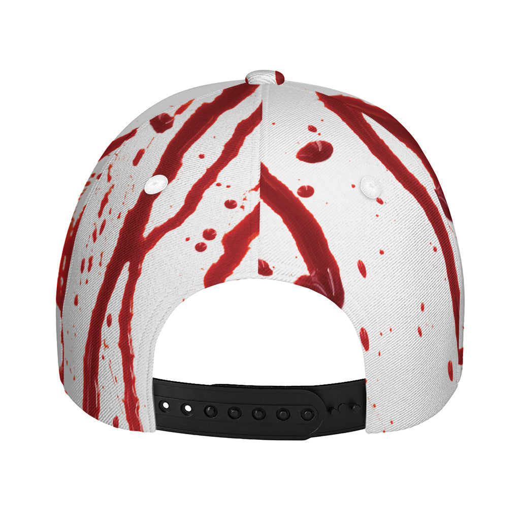 Flowing Red Blood Print Baseball Cap