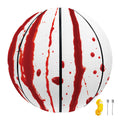 Flowing Red Blood Print Basketball