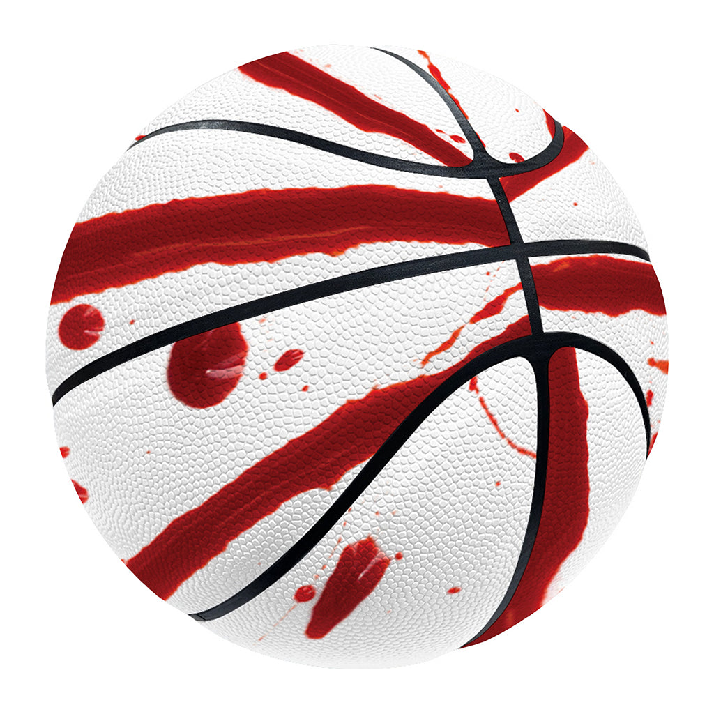 Flowing Red Blood Print Basketball