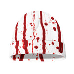 Flowing Red Blood Print Beanie