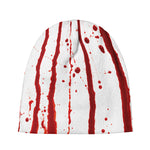 Flowing Red Blood Print Beanie
