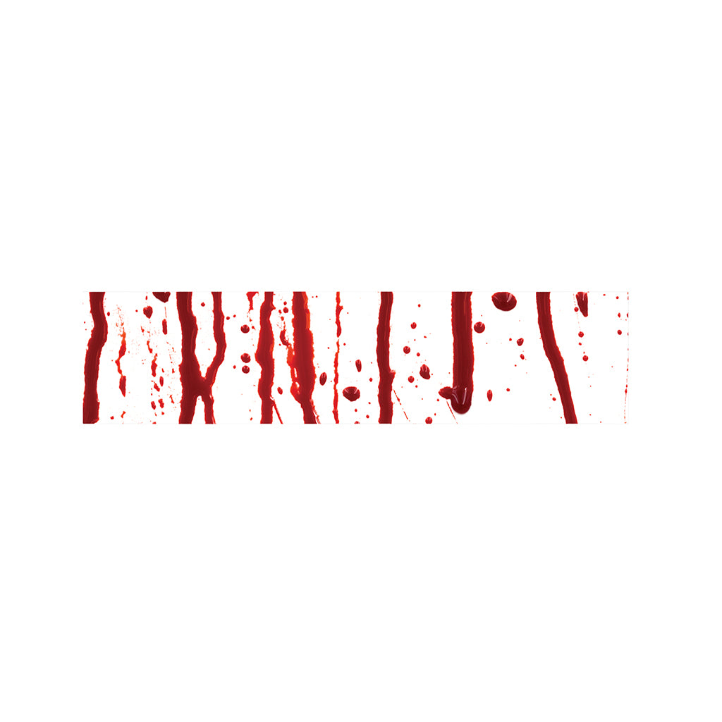 Flowing Red Blood Print Bed Runner