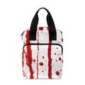 Flowing Red Blood Print Bible Tote Bag