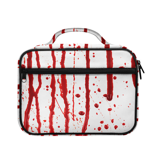 Flowing Red Blood Print Briefcase Bible Bag