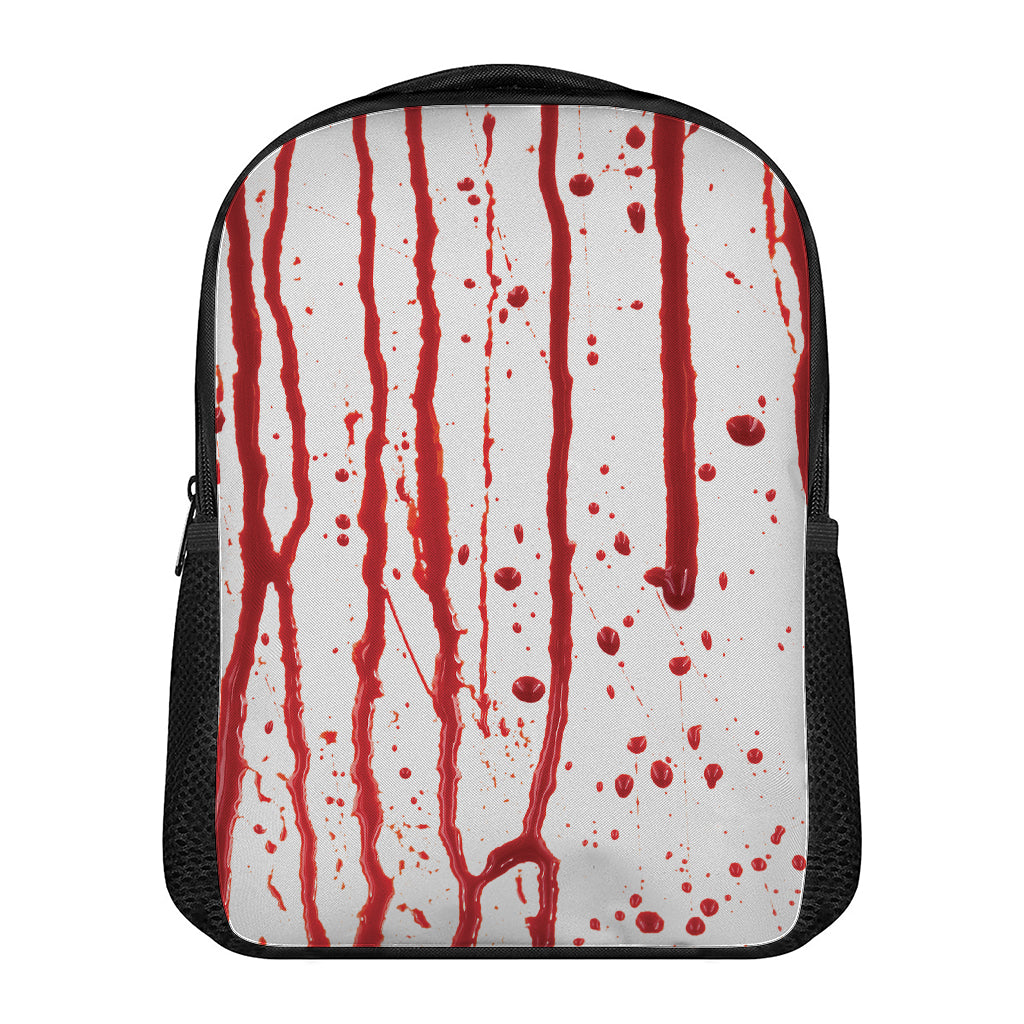 Flowing Red Blood Print Casual Backpack