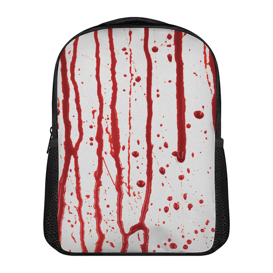 Flowing Red Blood Print Casual Backpack