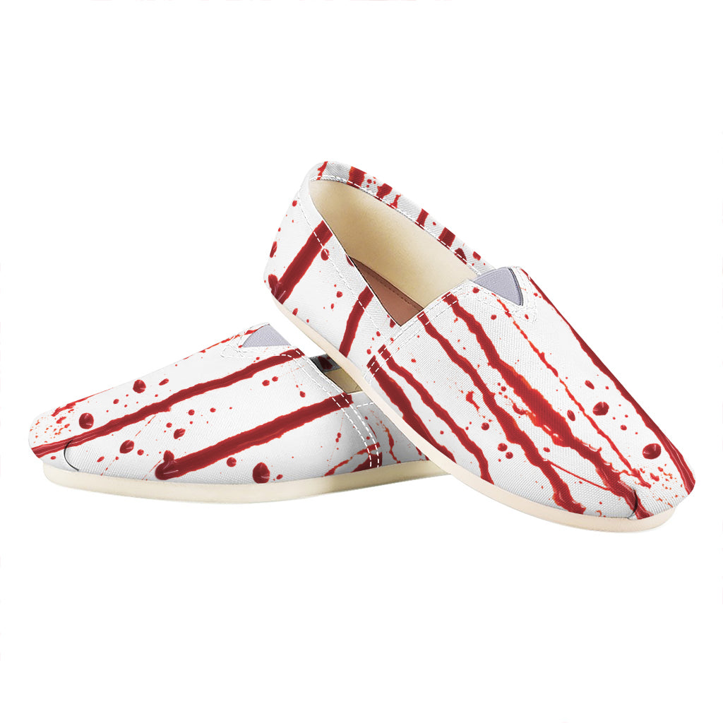 Flowing Red Blood Print Casual Shoes