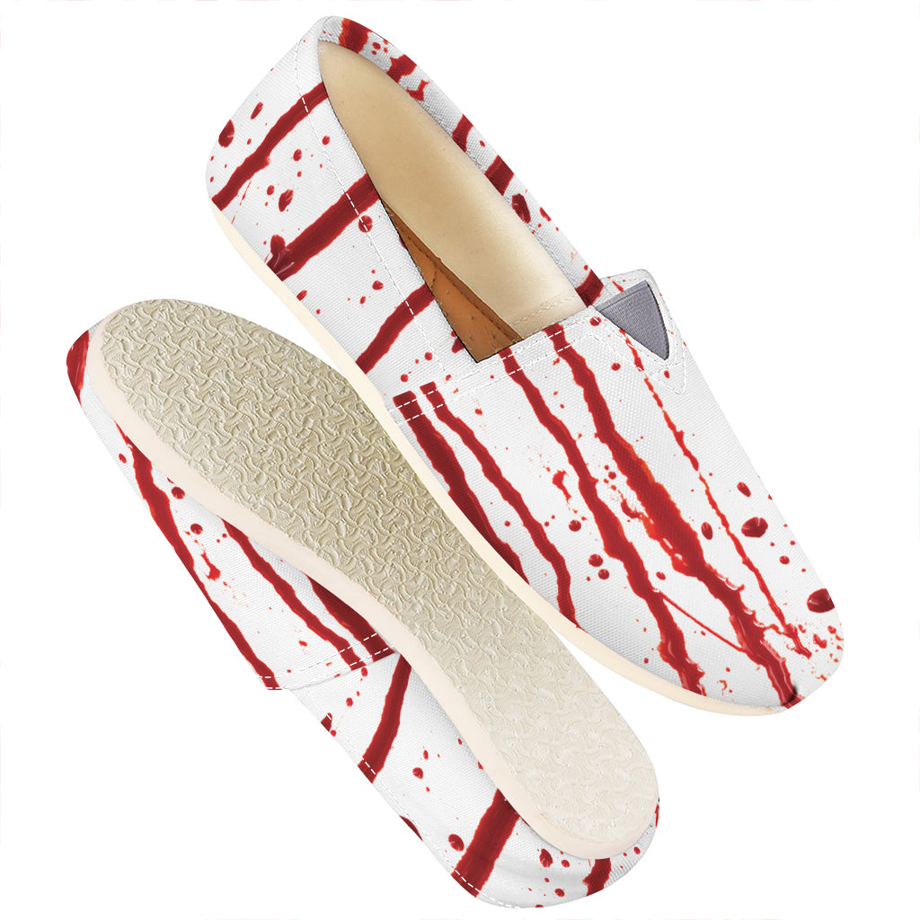 Flowing Red Blood Print Casual Shoes