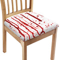 Flowing Red Blood Print Chair Cushion Cover