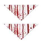 Flowing Red Blood Print Dog Bandana