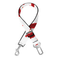 Flowing Red Blood Print Dog Seat Belt
