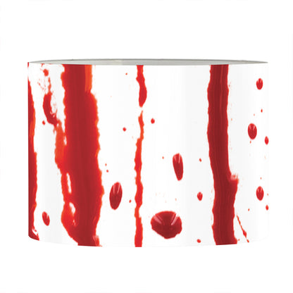 Flowing Red Blood Print Drum Lamp Shade