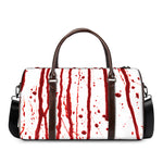 Flowing Red Blood Print Duffle Bag