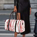 Flowing Red Blood Print Duffle Bag