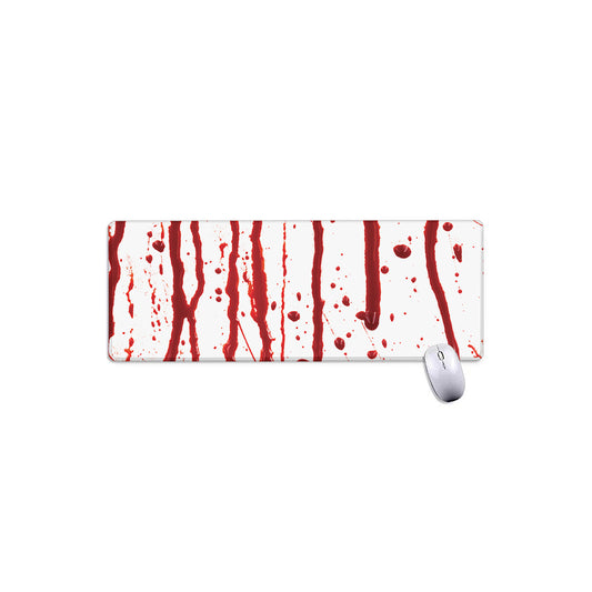 Flowing Red Blood Print Extended Mouse Pad