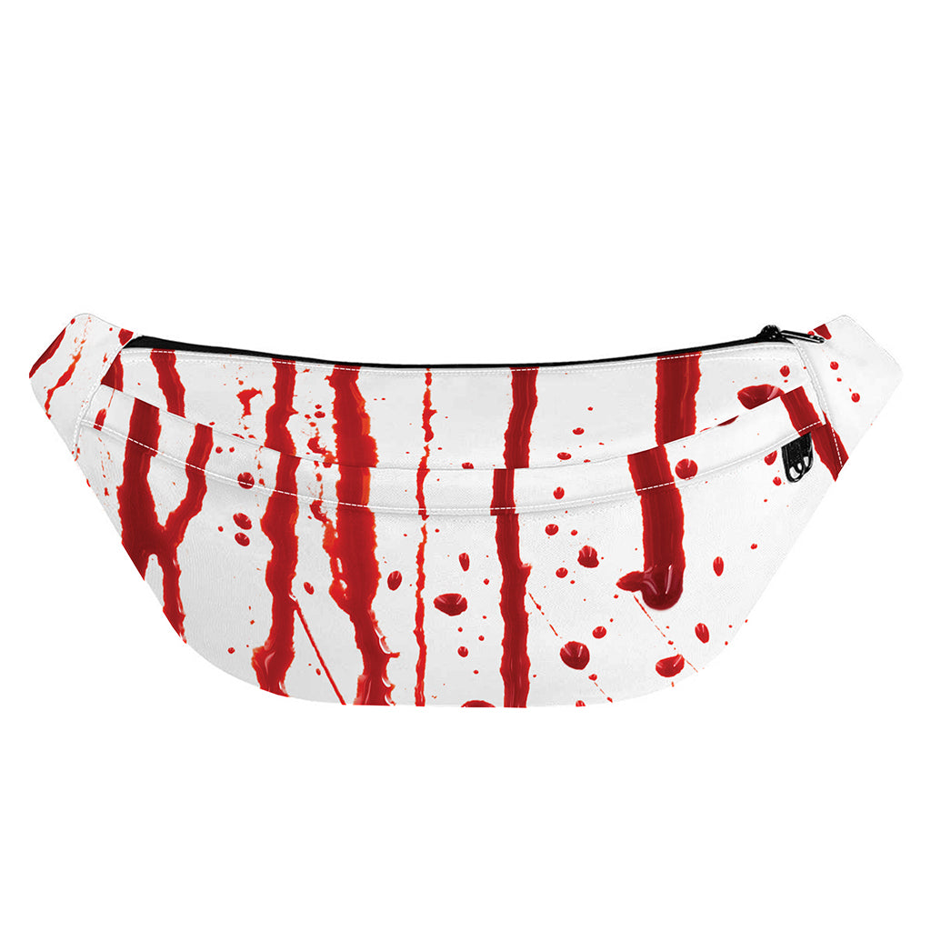 Flowing Red Blood Print Fanny Pack