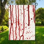 Flowing Red Blood Print Garden Flag