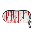 Flowing Red Blood Print Glasses Case