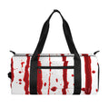 Flowing Red Blood Print Gym Bag