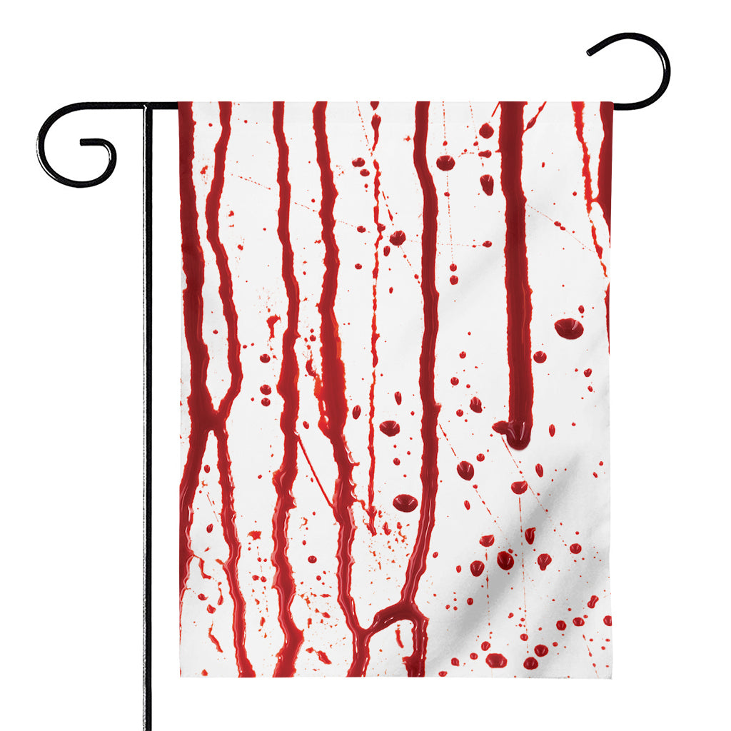 Flowing Red Blood Print House Flag