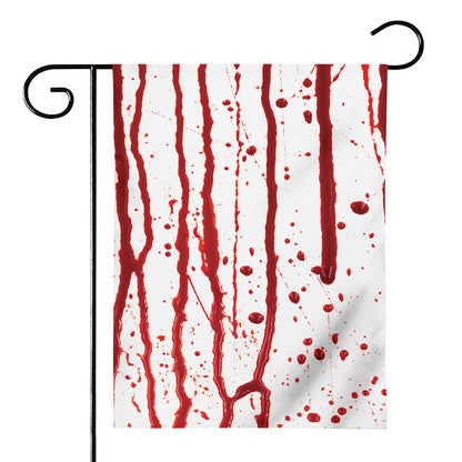 Flowing Red Blood Print House Flag