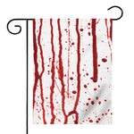 Flowing Red Blood Print House Flag
