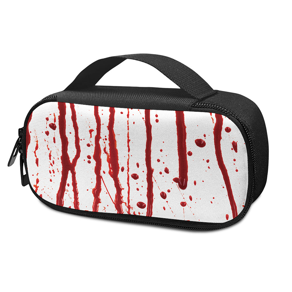 Flowing Red Blood Print Insulin Cooler Travel Case