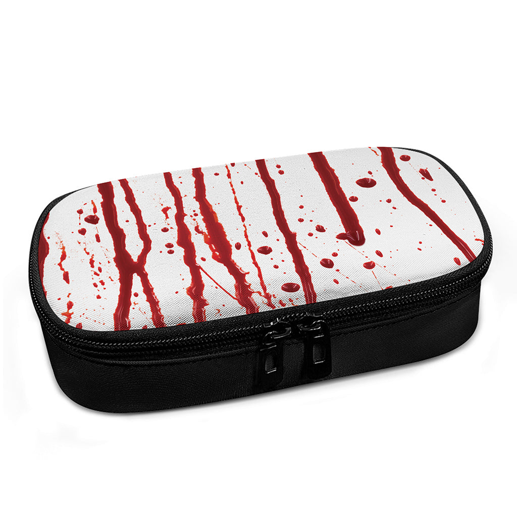 Flowing Red Blood Print Insulin Cooler Travel Case