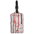 Flowing Red Blood Print Luggage Tag
