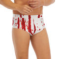 Flowing Red Blood Print Men's Briefs