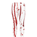 Flowing Red Blood Print Men's Leggings