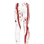 Flowing Red Blood Print Men's leggings