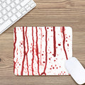 Flowing Red Blood Print Mouse Pad