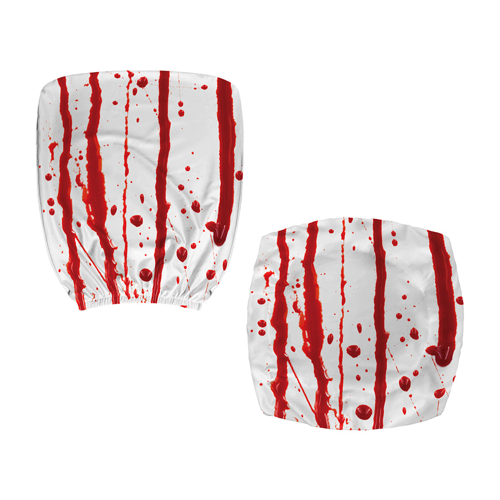 Flowing Red Blood Print Office Chair Cover