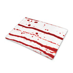 Flowing Red Blood Print Pet Cooling Mat Cover