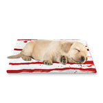 Flowing Red Blood Print Pet Cooling Mat Cover