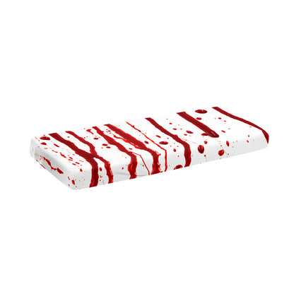Flowing Red Blood Print Piano Keyboard Cover