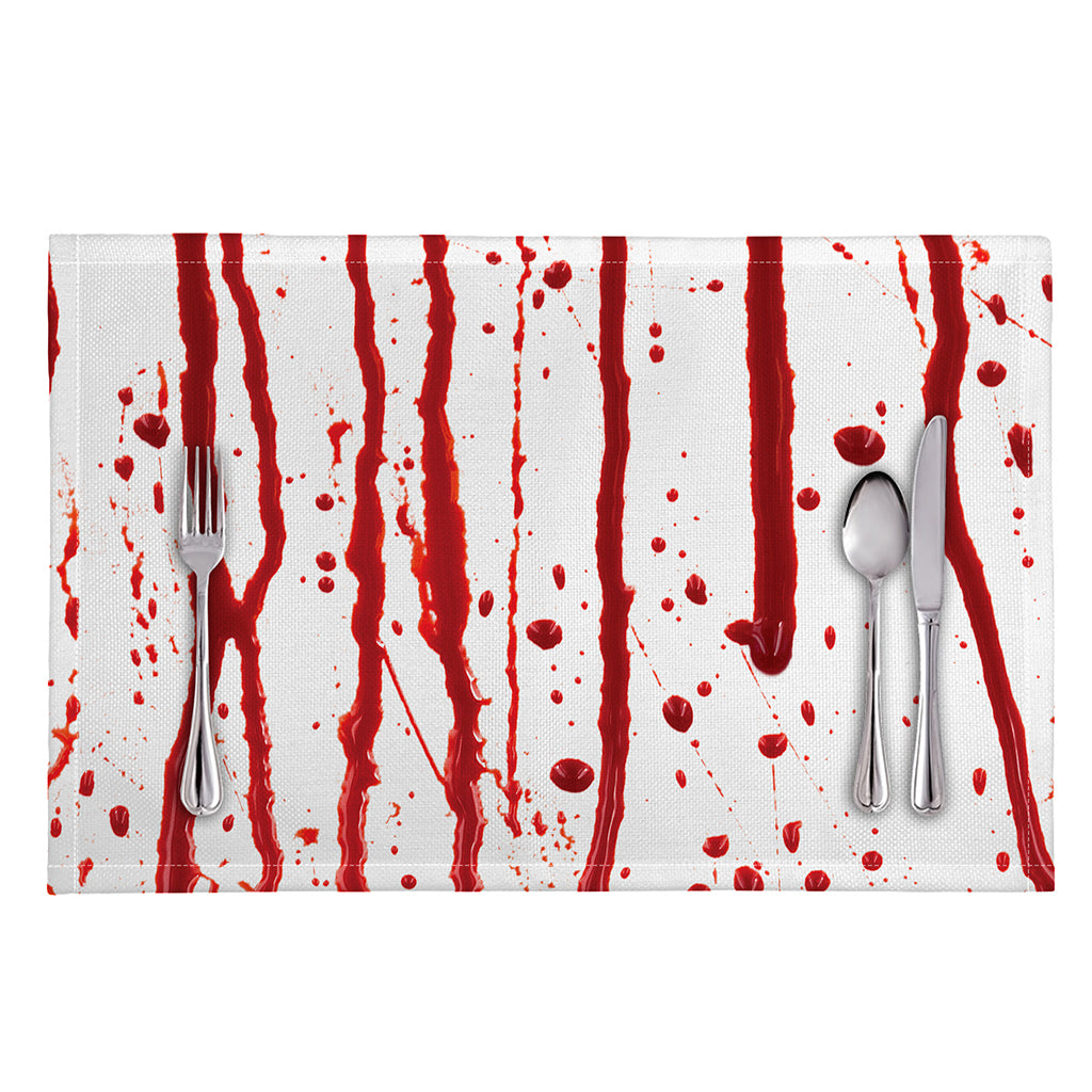 Flowing Red Blood Print Placemat